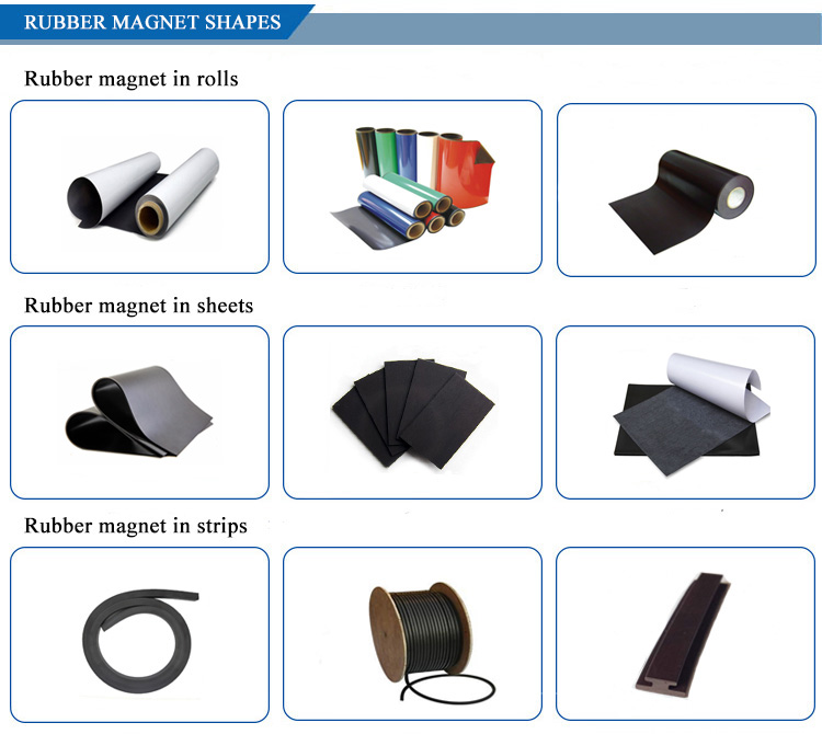 rubber magnet shape