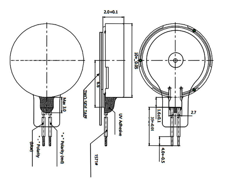 size of 1020 motor