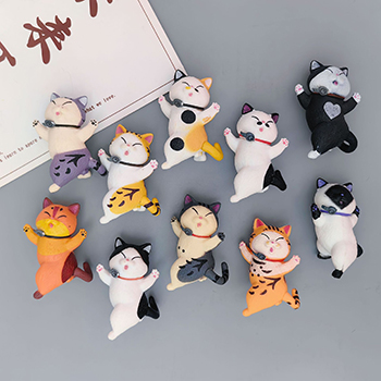 3d Resin Cat Magnets
