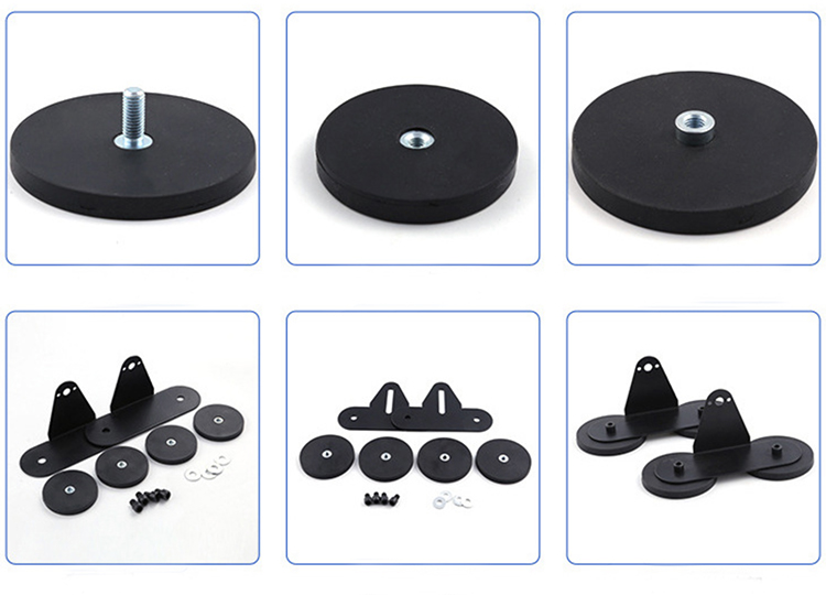 rubber coated magnet base