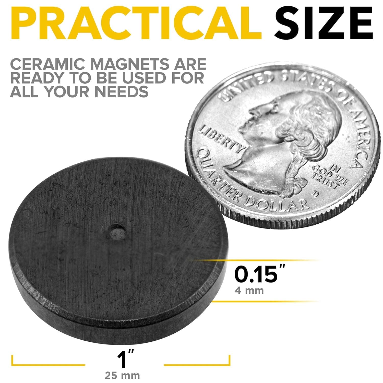 Ferrite block magnets