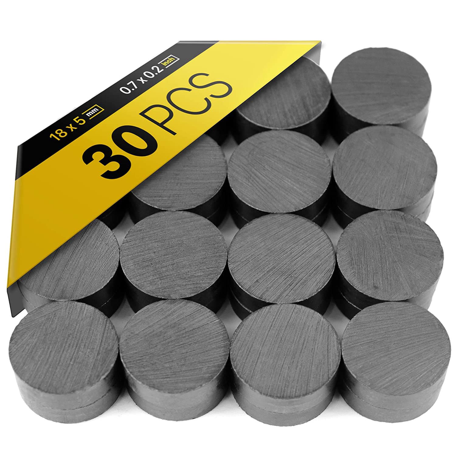 Ferrite disc magnets