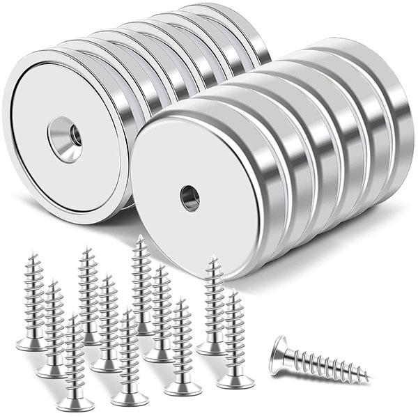 Neodymium Cup Magnets Rare Earth Magnets with Heavy Duty Hold up to 110 Lbs
