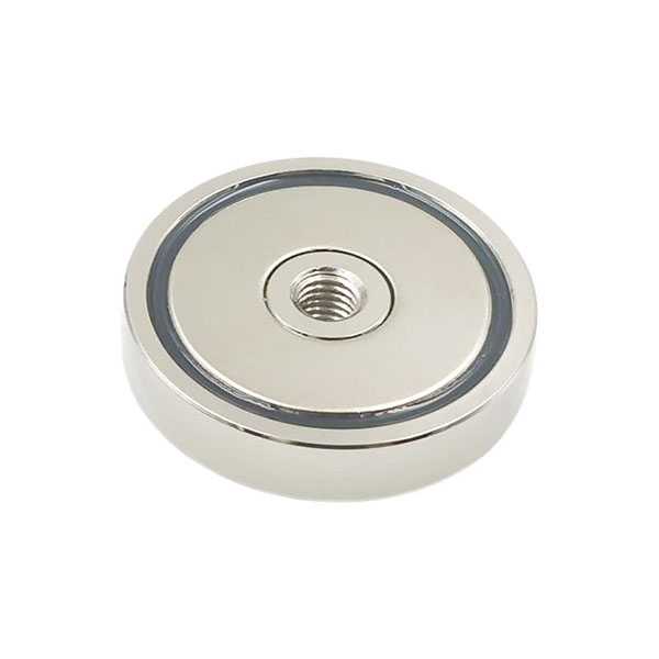 Neodymium Internal Threaded Cup NdFeB Magnetic Pot Magnet with Deep Internal Female Threaded or Inside Screw