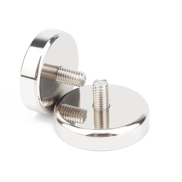 Good Quality External Thread Strong NdFeB Cup Magnets Neodymium Pot Magnet