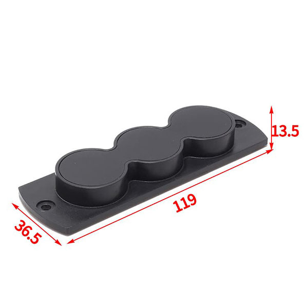 Gun Magnetic Mount ABS Pistol Fixed Magnet Gun Holder Magnet
