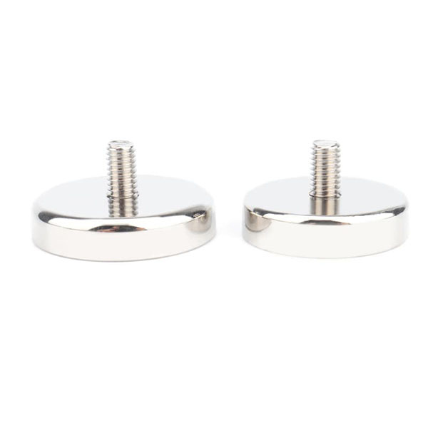 17lbs D16mm Neodymium Pot Magnet with External Thread 8kg pull froce