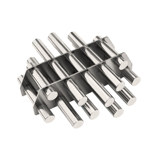 SUS304 Permanent Neodymium Grilling two layers Third /Seven/Nine pipes Magnet Hopper Grate Magnetic Grid Filter